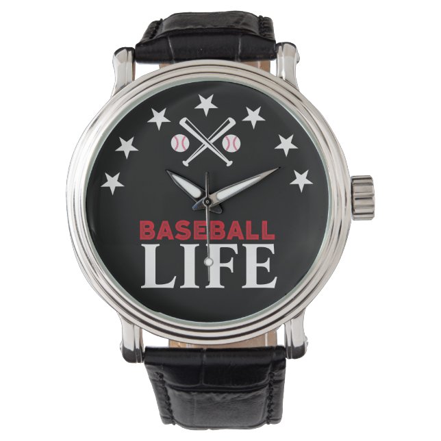 Baseball Life Armbanduhr (Vorderseite)