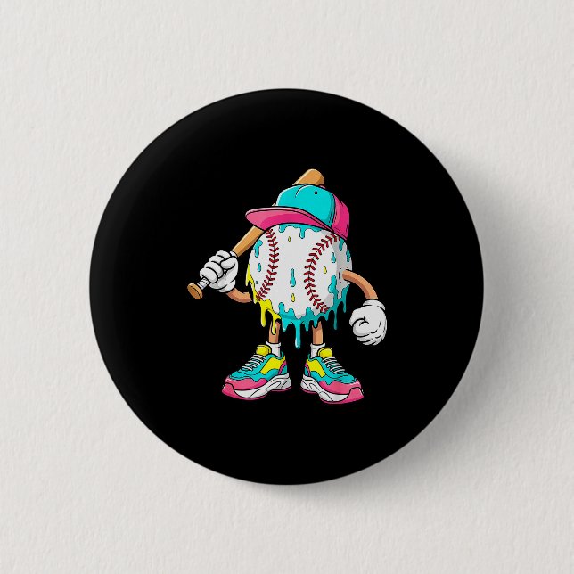 Baseball Lifestyle 101 Apparel Youth Baseball Drip Button (Vorderseite)