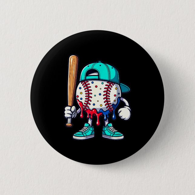 Baseball Lifestyle 101 Apparel Youth Drip Baseball Button (Vorderseite)