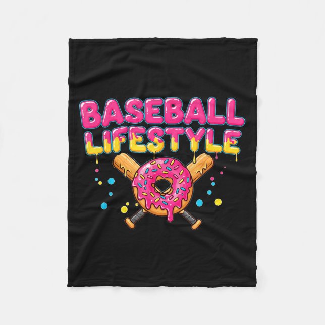 Baseball Lifestyle 101 Apparel Youth Drip Baseball Fleecedecke (Vorderseite)