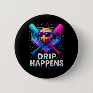 Baseball Lifestyle 101 Bekleidungsjugend Baseball  Button