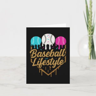 Baseball Lifestyle 101 Bekleidungsjugend Baseball  Karte