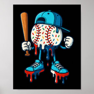 Baseball Lifestyle 101 Bekleidungsjugend Baseball  Poster