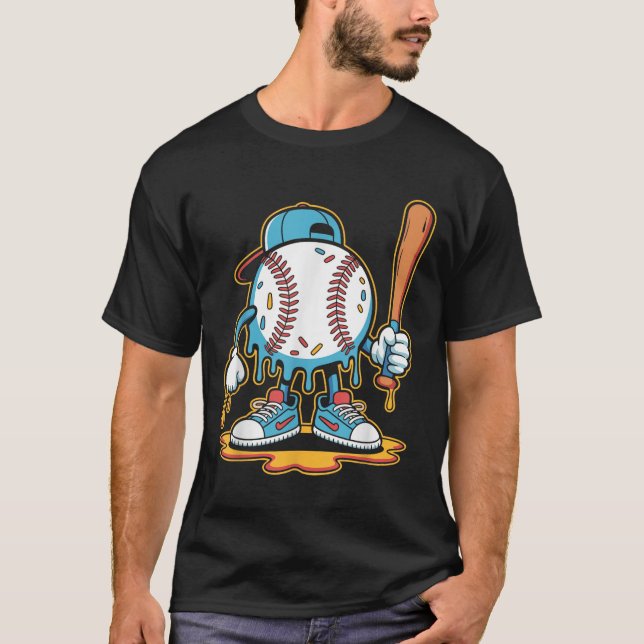 Baseball Lifestyle 101 T-Shirt Jugend Baseball Tro (Vorderseite)