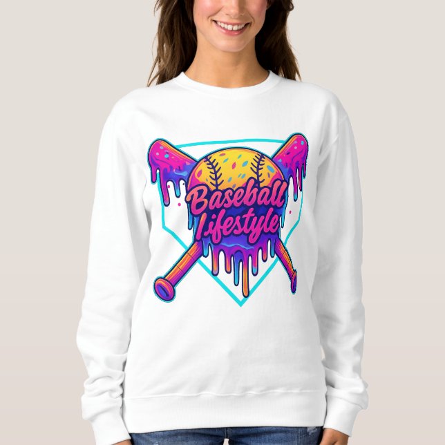 Baseball Lifestyle Apparel Jugend Baseball Tropfen Sweatshirt (Vorderseite)