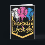 Baseball-Lifestyle-Ball Streusel-Tropf Jungen Kind Karte<br><div class="desc">Baseball-Lifestyle-Ball Streusel-Tropf Jungen Kinder Männer Teenager</div>