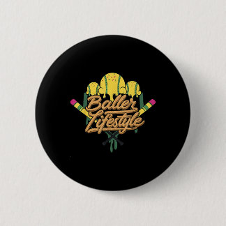 Baseball Lifestyle Zuhause Tafel Eiscreme Tropfen  Button