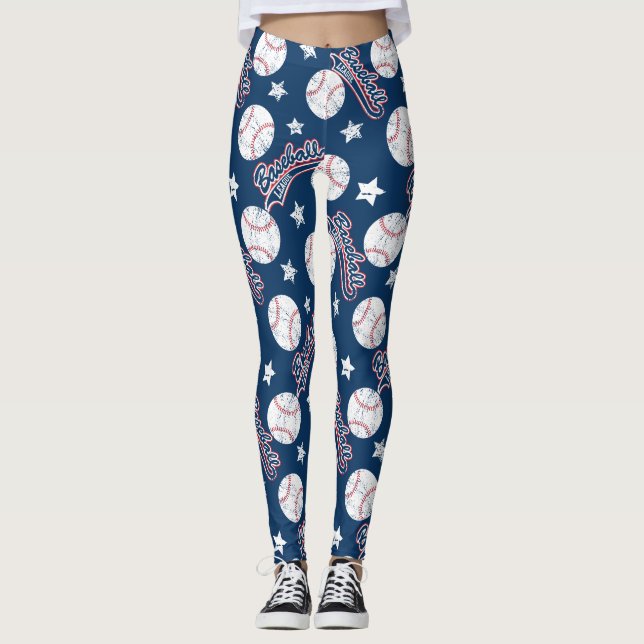 Baseball-Liga Leggings (Vorderseite)