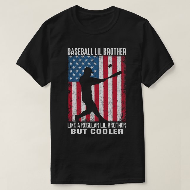 Baseball LIL BROTHER wie ein regelmäßiger LIL BROT T-Shirt (Design vorne)