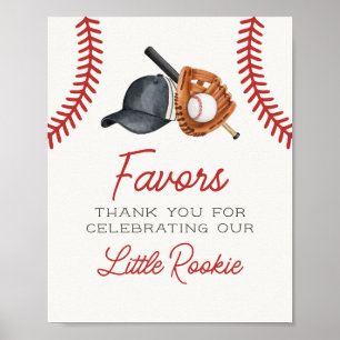 Baseball Little Rookie favorisiert Geburtstagspart Poster