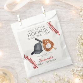 Baseball Little Rookie Zuhause Run Baby Shower Geschenktütchen