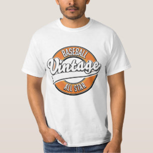Baseball-Logo im Vintagen Stil. T-Shirt