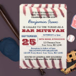 Baseball Look Bar Mitzvah Einladung<br><div class="desc">Diese lässigen,  schicken Einladungen sind perfekt für alle sportlichen Bar Mitzvah-Feste. Jede Textzeile ist vollständig anpassbar,  um genau zu sagen,  was Sie gewollt haben! Finden Sie koordinierende Produkte in der Bar Mitzvah Sports Collection.</div>