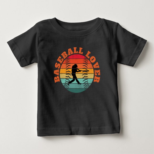 Baseball Lover Baby T-shirt (Vorderseite)