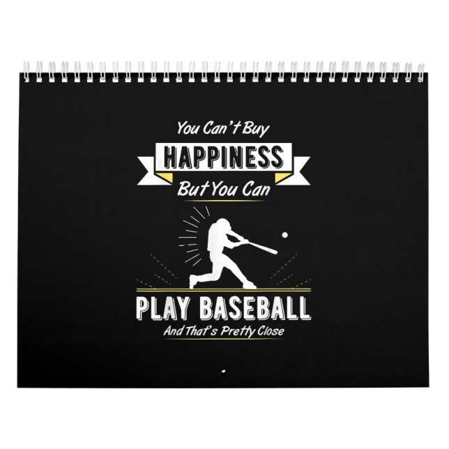 Baseball-Lover-Geschenk für Baseball-Team-Spieler Kalender (Titelbild)