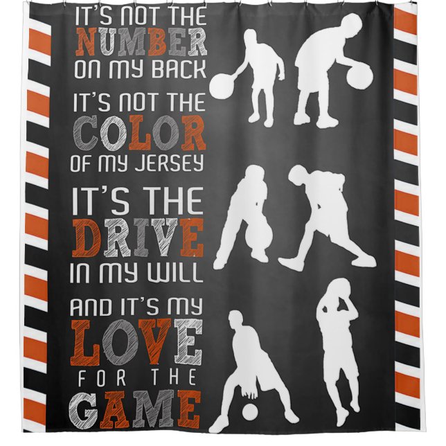 Baseball-Lover-Geschenk, Geschenkidee für Baseball Duschvorhang (Vorderseite)