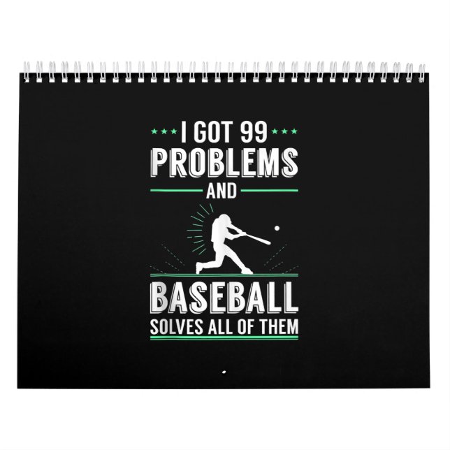 Baseball-Lover-Neuigkeitsgeschenk für Baseball-Fan Kalender (Titelbild)