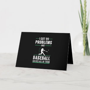 Baseball-Lover-Neuigkeitsgeschenk für Baseball-Fan Karte