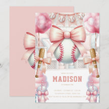 Baseball Luxury Birthday Girly Sports Theme