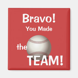Baseball machte das Team Magnet
