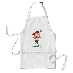 Baseball Mädchen Mit Handschuh T-Shirts und Gesche Schürze
