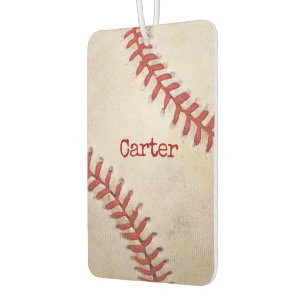 Baseball-Makro mit Namen Autolufterfrischer