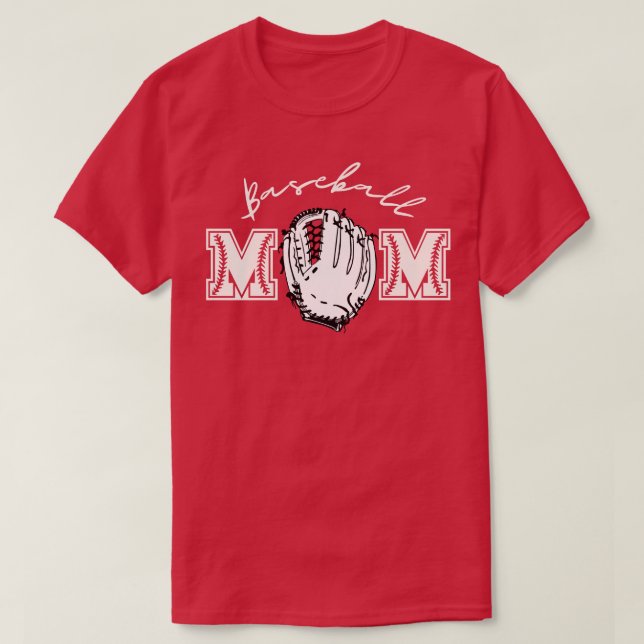 Baseball-Mama 7 T-Shirt (Design vorne)