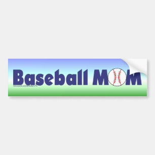 Baseball-Mama Autoaufkleber