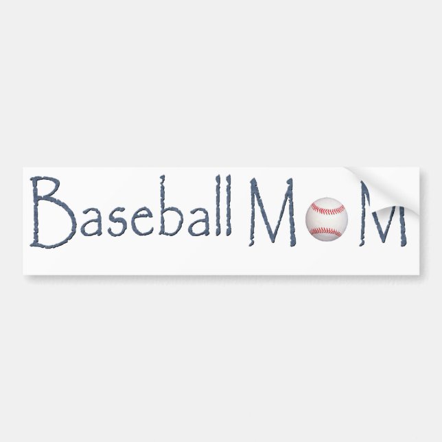 BASEBALL-MAMA AUTOAUFKLEBER (Vorne)