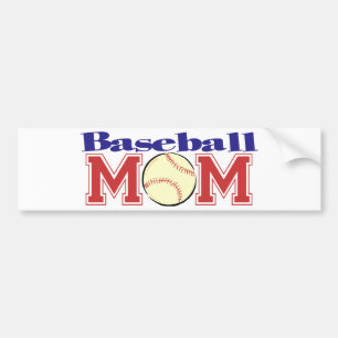 Baseball-Mama Autoaufkleber