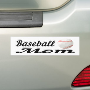 Baseball-Mama-Autoaufkleber Autoaufkleber