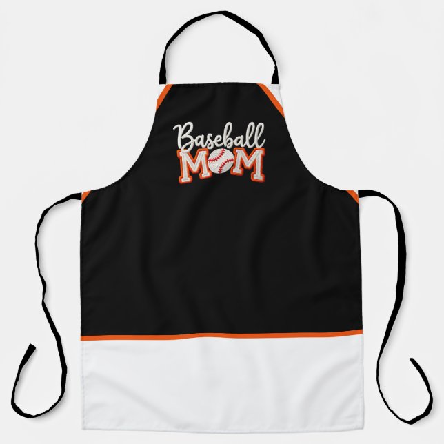 Baseball-Mama “Baseball M❤️M” Geschenkbox Design – Schürze (Vorderseite)
