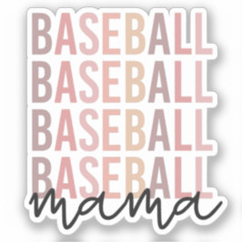 Baseball Mama | Baseball-Mama Aufkleber