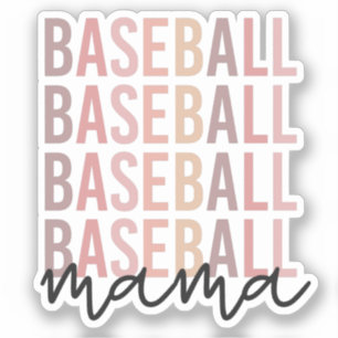 Baseball Mama Baseball-Mama Aufkleber