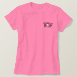 Baseball-Mama Besticktes T-Shirt