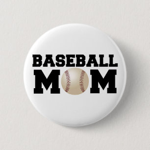 Baseball-Mama Button