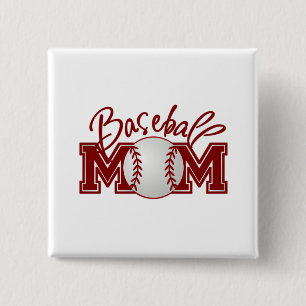 Baseball MAMA Button