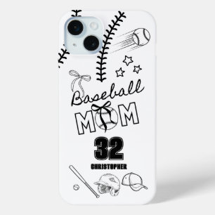 Baseball Mama Coquette Bow Case-Mate iPhone Hülle