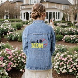 Baseball Mama Denim Jacket Jeansjacke