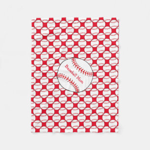Baseball-Mama-Fleece-Decke Fleecedecke