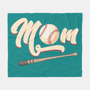 Baseball-Mama Fleecedecke