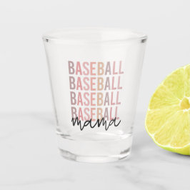 Baseball Mama | Geschenke für Baseball-Mamas Schnapsglas