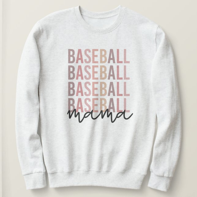 Baseball Mama | Geschenke für Baseball-Mamas Sweatshirt (Design vorne)