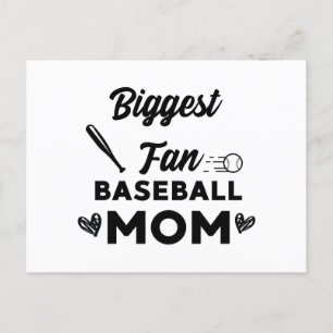 Baseball Mama Größter Spaß, Baseball-Stil für Mama Einladungspostkarte