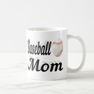 Baseball-Mama Halbtext Kaffeemaschine Tasse