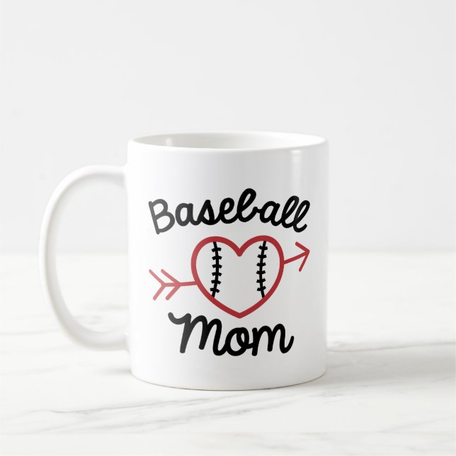 Baseball-Mama Kaffeetasse (Links)