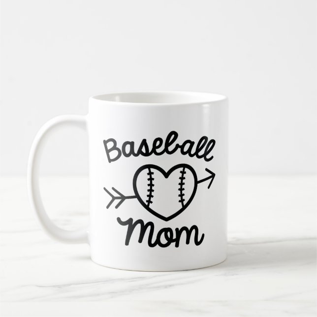 Baseball-Mama Kaffeetasse (Links)