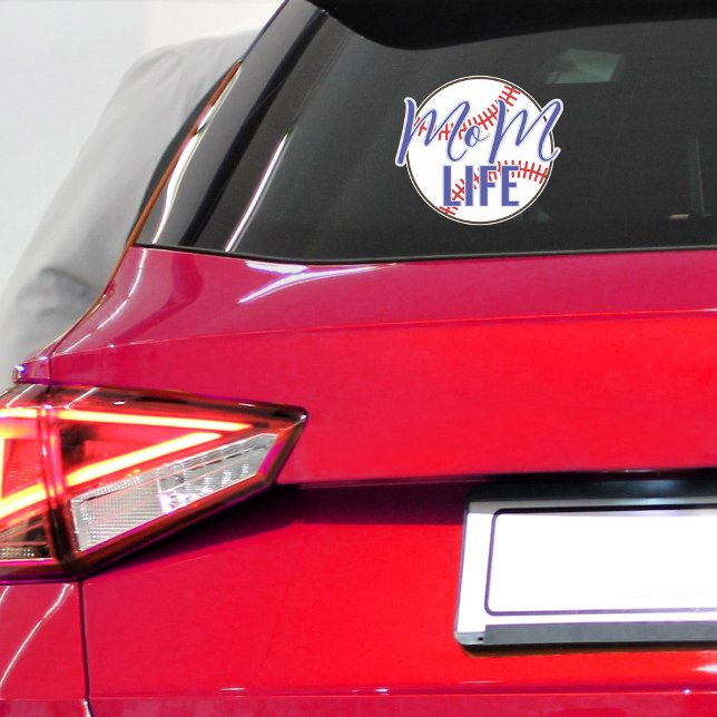 Baseball Mama Life Vinyl Car Fenster Aufkleber (Baseball Mom Life sticker decal for car vinyl)