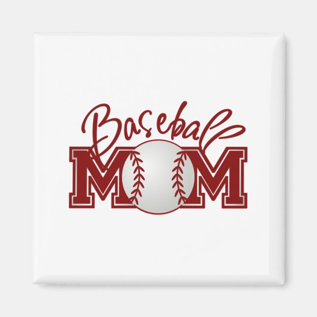 Baseball MAMA Magnet (Vorne)
