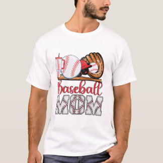 Baseball Mama Mama Baseball T-Shirt